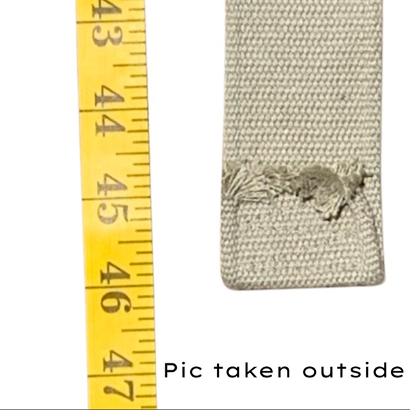 Khaki Canvas Belt 46 inches - Picture 6 of 8